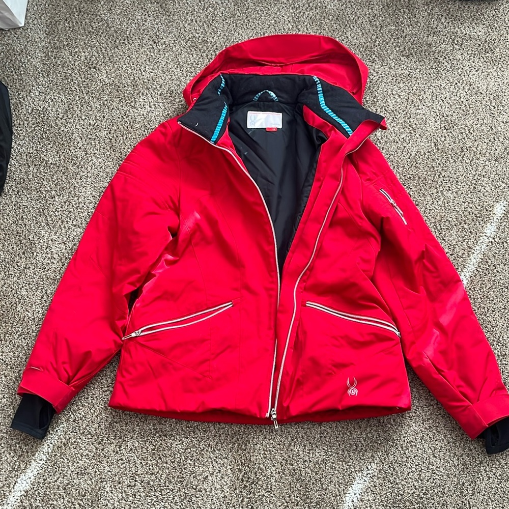 Spyder Red Jacket Size 12